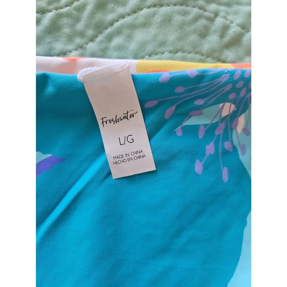 Freshwater Reversible Multi-Color Bikini Bottom - Size Large 12-14 - Picture 9 of 9